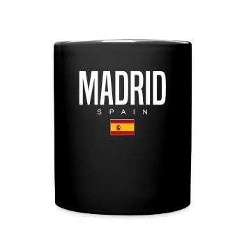 Madrid, Spain - Full Colour Mug - black - Front