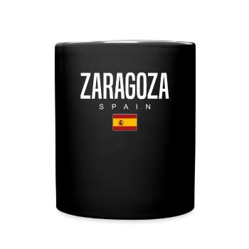 Zaragoza Spain - Full Colour Mug - black - Front