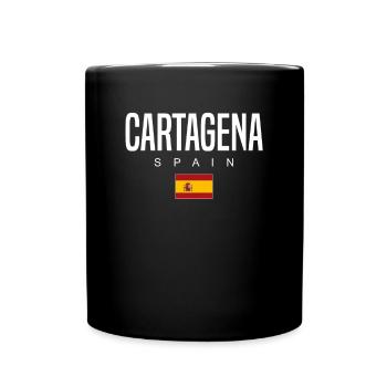 Cartagena, Spain - Full Colour Mug - black - Front