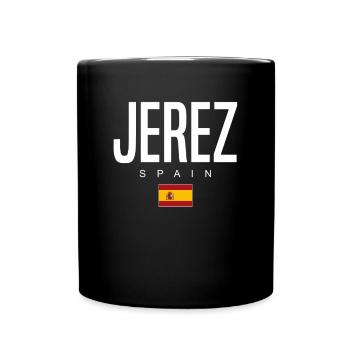 Jerez, Spain - Full Colour Mug - black - Front