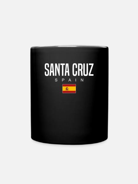 Santa Cruz Spanien - Tasse einfarbig - Schwarz