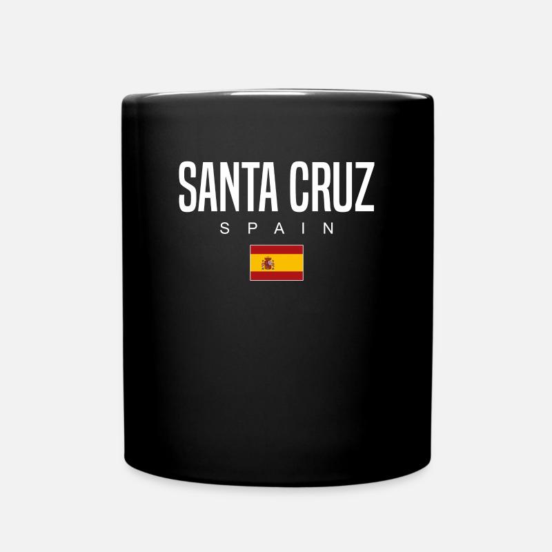 Santa Cruz Spanien - Tasse einfarbig - Schwarz