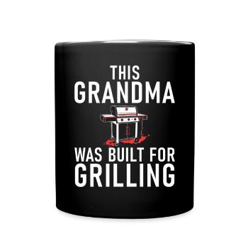 Grill Barbecue Grilling - Tasse einfarbig - Schwarz - Vorne