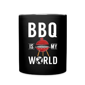 Grill Barbecue Grilling - Tasse einfarbig - Schwarz - Vorne