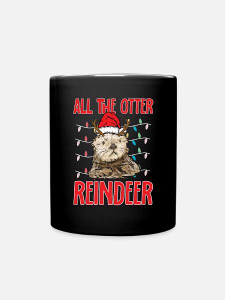 Seeotter - Tasse einfarbig - Schwarz
