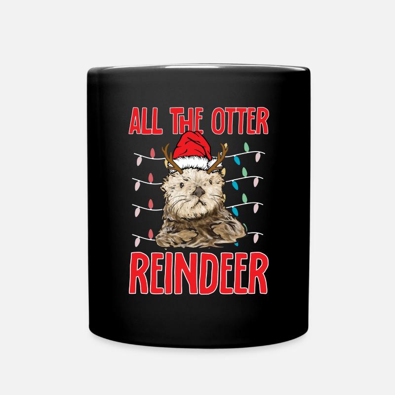 Seeotter - Tasse einfarbig - Schwarz