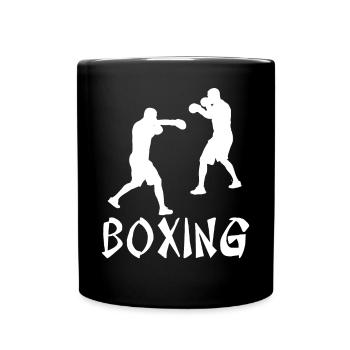 Boxen - Tasse einfarbig - Schwarz - Vorne