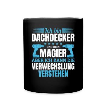 Not a magician, but a master of his craft! - Full Colour Mug - black - Front