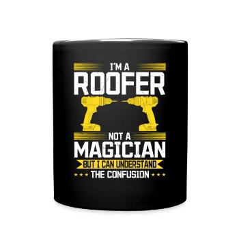 Not a magician, but a master of his craft! - Full Colour Mug - black - Front