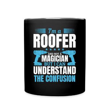 Not a magician, but a master of his craft! - Full Colour Mug - black - Front