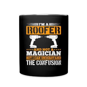 Not a magician, but a master of his craft! - Full Colour Mug - black - Front