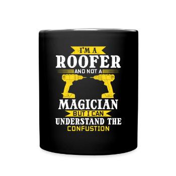 Not a magician, but a master of his craft! - Full Colour Mug - black - Front