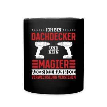 Not a magician, but a master of his craft! - Full Colour Mug - black - Front