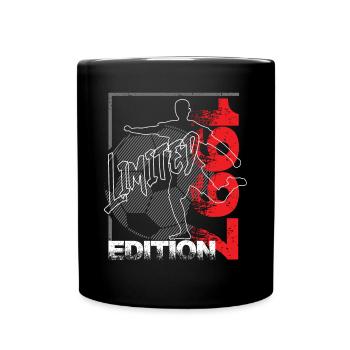 Limited Edition 1997 Limited Edition Fußball - Tasse einfarbig - Schwarz - Vorne