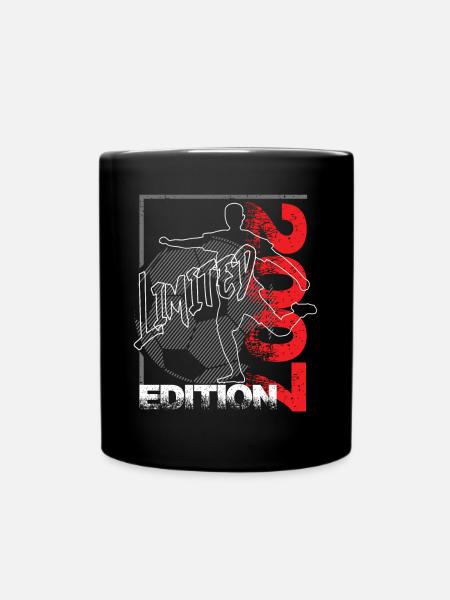 Limited Edition 2007 Limited Edition Fußball - Tasse einfarbig - Schwarz