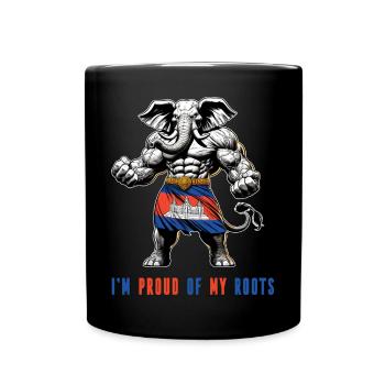 Je suis fier de mes itinéraires au Cambodge - Mug uni - noir - Devant