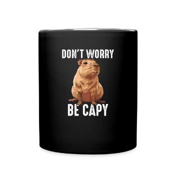 Capybara be capy - Full Colour Mug - black - Front