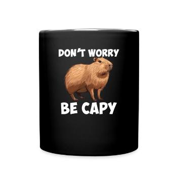 Capybara be capy - Full Colour Mug - black - Front