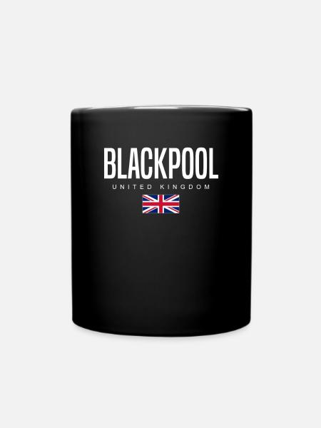 Blackpool, United Kingdom - Full Colour Mug - black