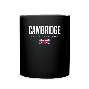 Cambridge Vereinigtes Königreich - Tasse einfarbig - Schwarz - Vorne