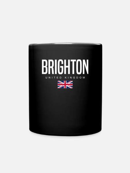 Brighton, United Kingdom - Full Colour Mug - black