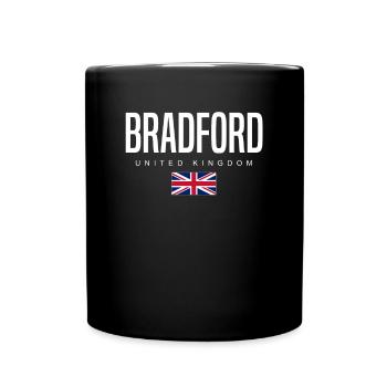 Bradford, United Kingdom - Full Colour Mug - black - Front