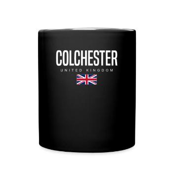 Colchester, Royaume-Uni - Mug uni - noir - Devant