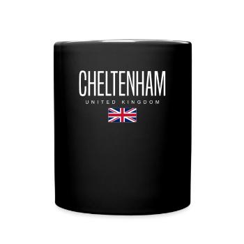 Cheltenham, United Kingdom - Full Colour Mug - black - Front