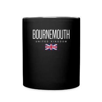 Bournemouth, Royaume-Uni - Mug uni - noir - Devant