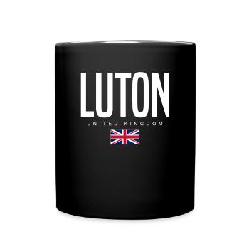 Luton, Royaume-Uni - Mug uni - noir - Devant