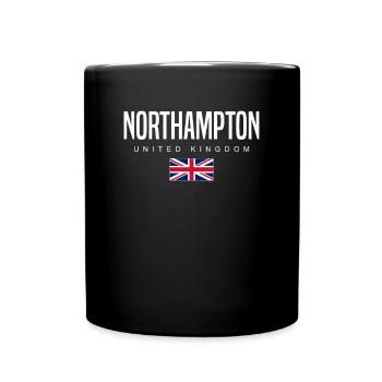 Northampton Vereinigtes Königreich - Tasse einfarbig - Schwarz - Vorne