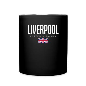 Liverpool, Royaume-Uni - Mug uni - noir - Devant