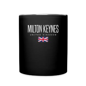 Milton Keynes Vereinigtes Königreich - Tasse einfarbig - Schwarz - Vorne
