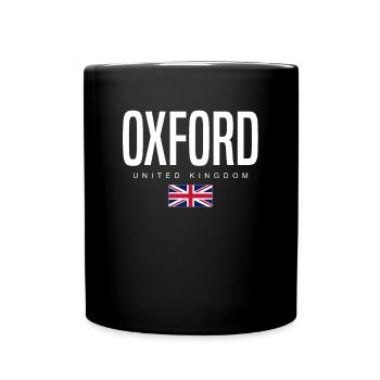 Oxford England Großbritannien - Tasse einfarbig - Schwarz - Vorne