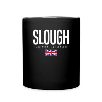 Slough England Großbritannien - Tasse einfarbig - Schwarz - Vorne