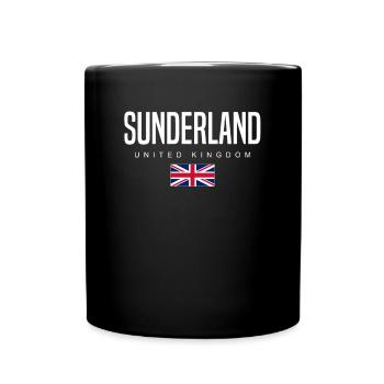 Sunderland England Großbritannien - Tasse einfarbig - Schwarz - Vorne