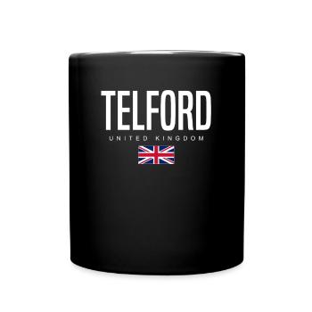 Telford England Großbritannien - Tasse einfarbig - Schwarz - Vorne