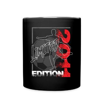 Limited Edition 2011 Limited Edition Fußball - Tasse einfarbig - Schwarz - Vorne