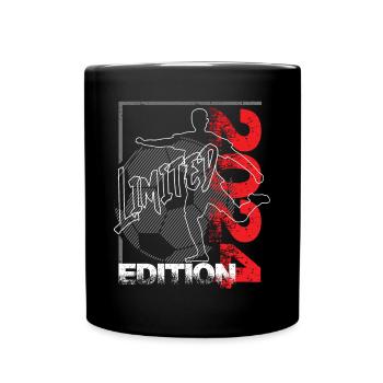 Football en édition limitée 2024 en édition limitée - Mug uni - noir - Devant