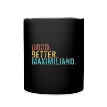 Les gars cool s’appellent maximiliano - Mug uni - noir - Devant