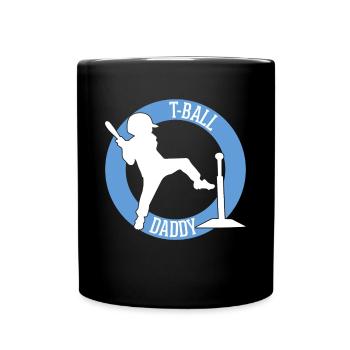 T-Ball Daddy T-Ball Player Daddy - Full Colour Mug - black - Front