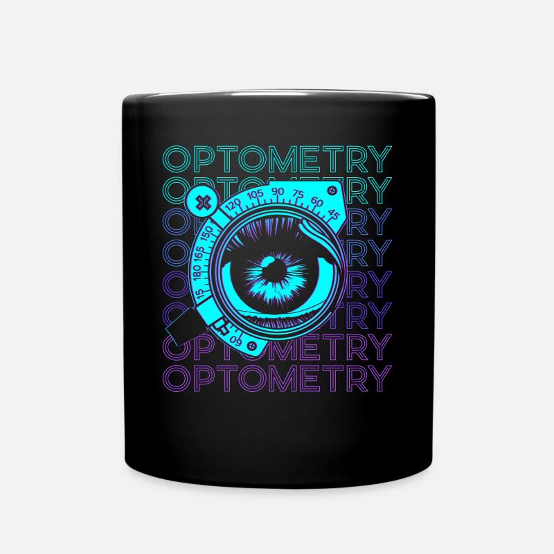 Optométrie Optométristes Opticiens Rétro - Mug uni - noir