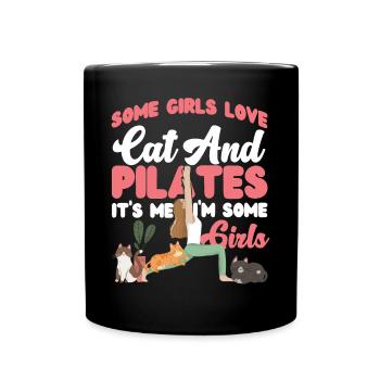 Instructeur de Pilates Professeur Fille - Mug uni - noir - Devant