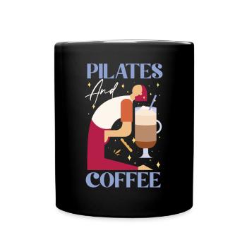 Pilates Instructor Teacher Coffee - Full Colour Mug - black - Front