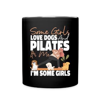 Instructeur de Pilates Enseignante Fille - Mug uni - noir - Devant