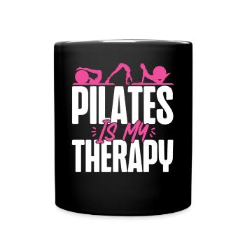 Pilates Instructor Teacher Pilates - Tasse einfarbig - Schwarz - Vorne