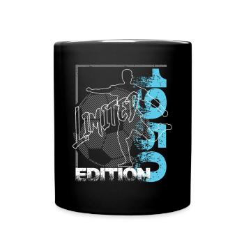 Limited Edition 1950 Limited Edition Fußball - Tasse einfarbig - Schwarz - Vorne