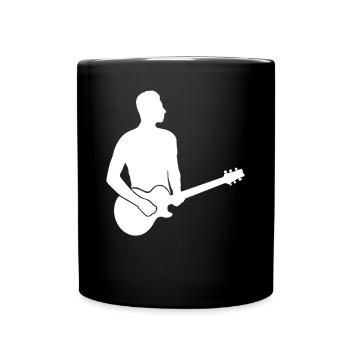Gitarrist Saitenkünstler Rock Solo - Tasse einfarbig - Schwarz - Vorne