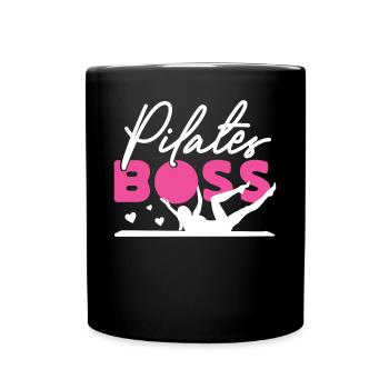 Pilates Instructor Teacher Pilates - Tasse einfarbig - Schwarz - Vorne