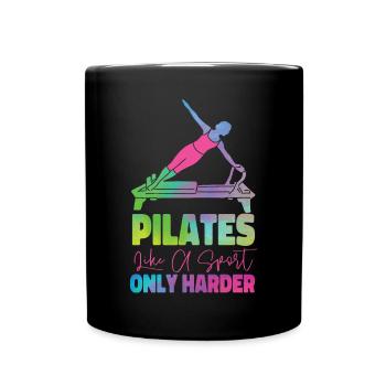 Pilates Instructor Teacher - Tasse einfarbig - Schwarz - Vorne
